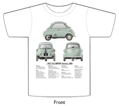 BMW Isetta 300 (3 wheel) 1957-62 T-shirt Front